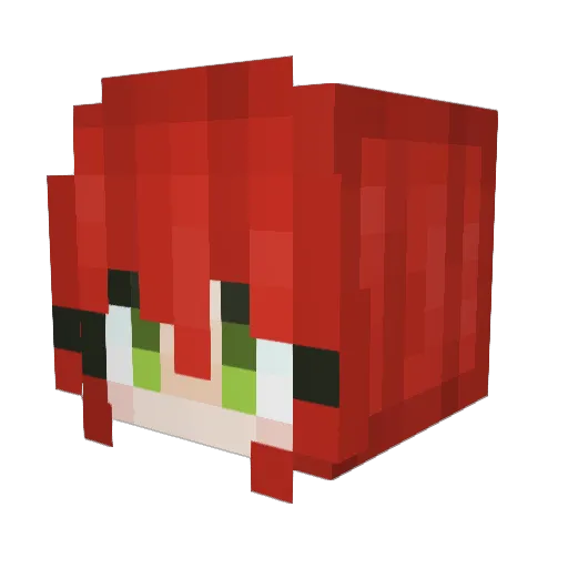 LilBunny717 Minecraft avatar head, 3D render