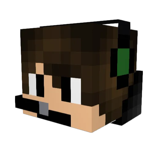 LilBunny_Boi Minecraft avatar head, 3D render