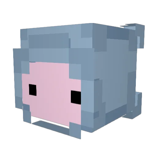 LilCashBox Minecraft avatar head, 3D render