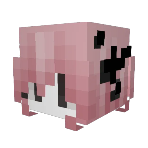 LilCelly Minecraft avatar head, 3D render
