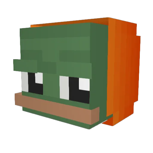 LilChicken05 Minecraft avatar head, 3D render