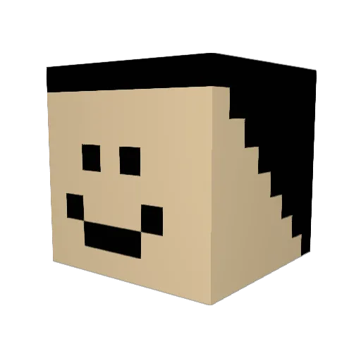LilChip810 Minecraft avatar head, 3D render