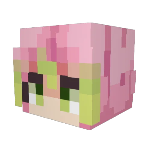 LilChumster1 Minecraft avatar head, 3D render