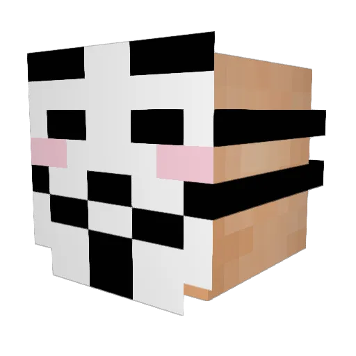 LilCyc Minecraft avatar head, 3D render