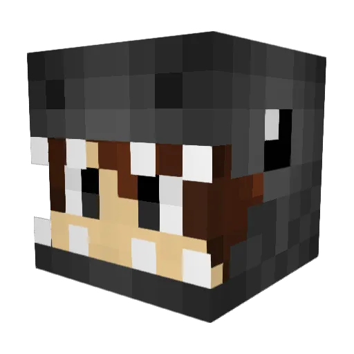 LilDC05 Minecraft avatar head, 3D render