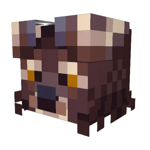 LilFleggers Minecraft avatar head, 3D render