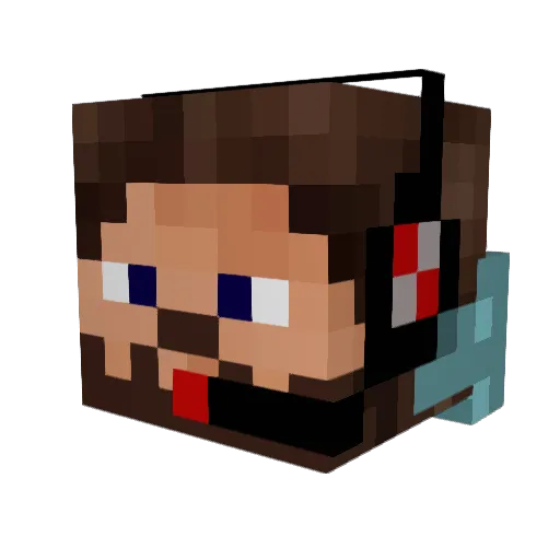LilFreak00 Minecraft avatar head, 3D render