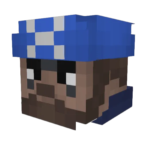 LilGator23 Minecraft avatar head, 3D render
