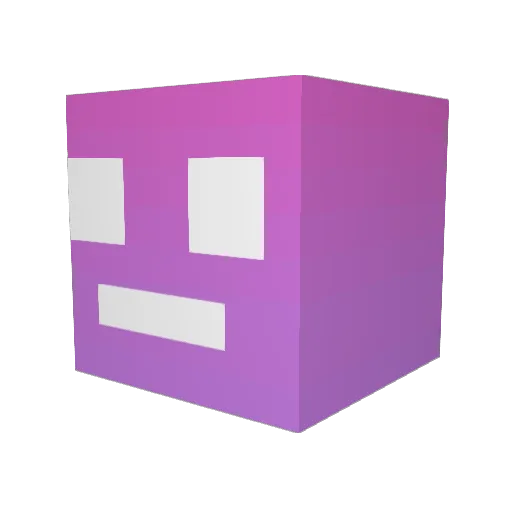 LilGluestick_ Minecraft avatar head, 3D render