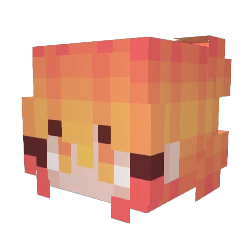 LilGoblin28 Minecraft avatar head, 3D render