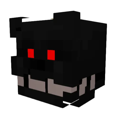 LilGongis Minecraft avatar head, 3D render