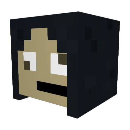 LilGriant Minecraft avatar head, 3D render