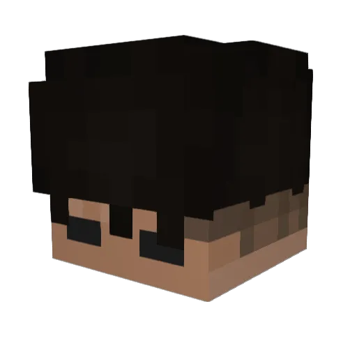LilGuccix Minecraft avatar head, 3D render