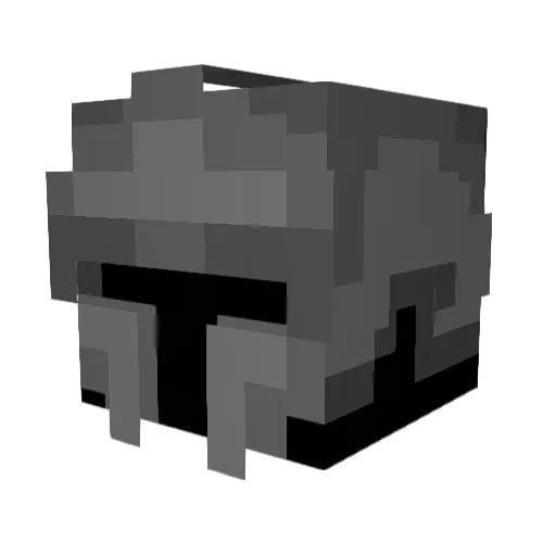 LilHenty Minecraft avatar head, 3D render