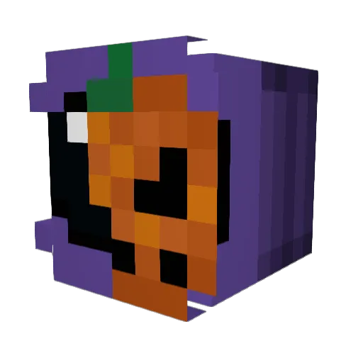 LilHern09 Minecraft avatar head, 3D render