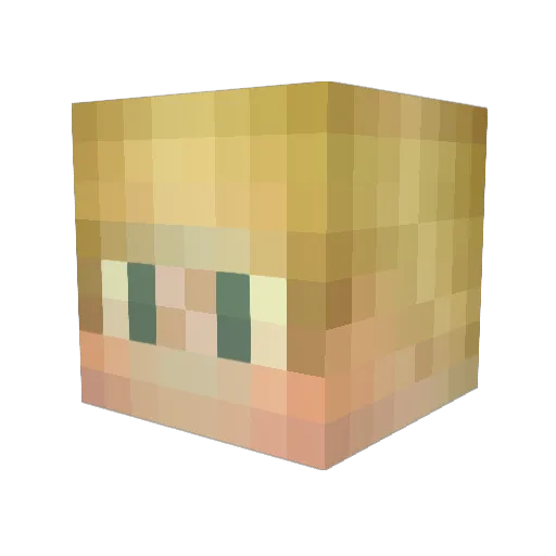 LilJTaylor Minecraft avatar head, 3D render