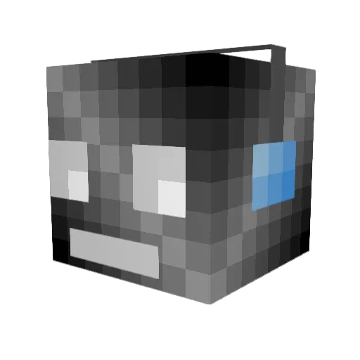 LilJerPhi Minecraft avatar head, 3D render
