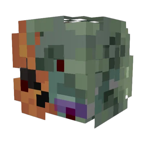 LilJimBob0331 Minecraft avatar head, 3D render