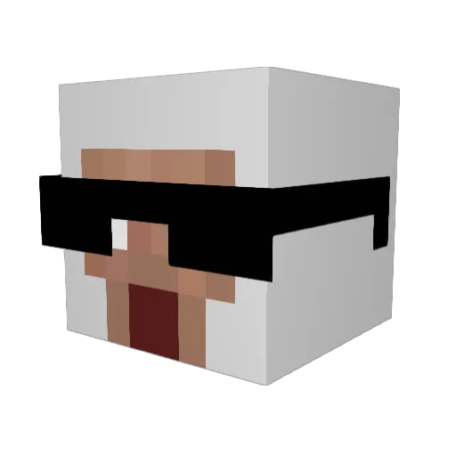 LilJimmyBoi Minecraft avatar head, 3D render
