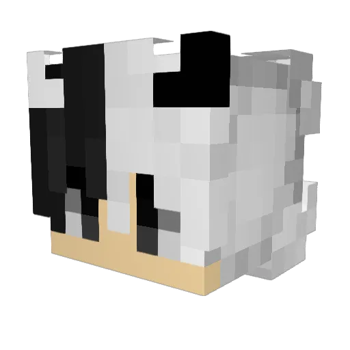 LilKZ Minecraft avatar head, 3D render