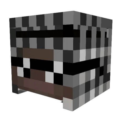 LilKadi Minecraft avatar head, 3D render