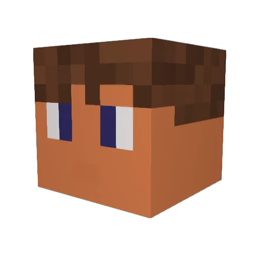 LilKeddr Minecraft avatar head, 3D render
