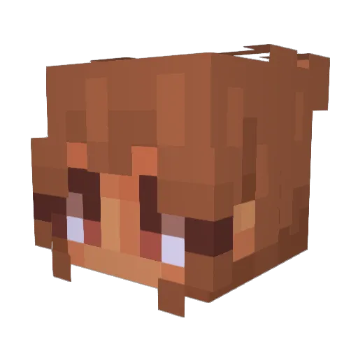LilKendo Minecraft avatar head, 3D render