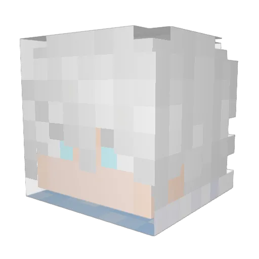 LilKidoo Minecraft avatar head, 3D render