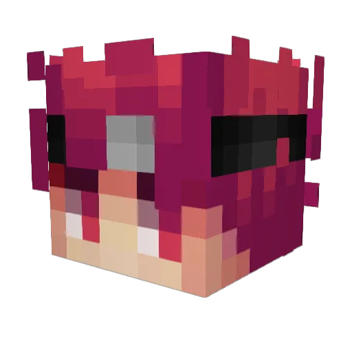 LilKley Minecraft avatar head, 3D render