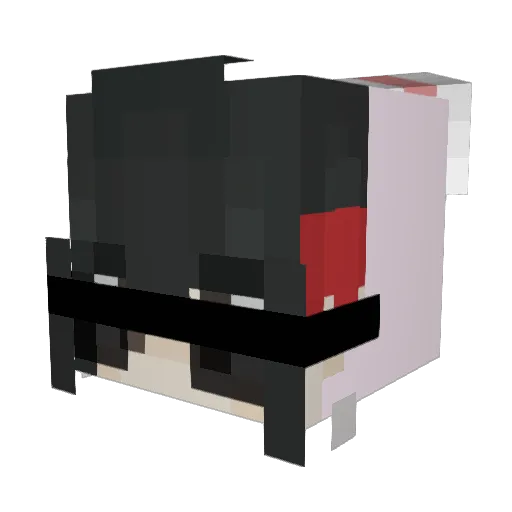 LilKon115 Minecraft avatar head, 3D render