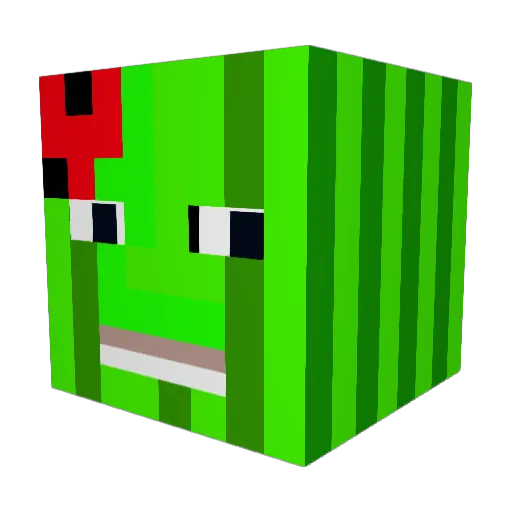 LilKrumpkin Minecraft avatar head, 3D render