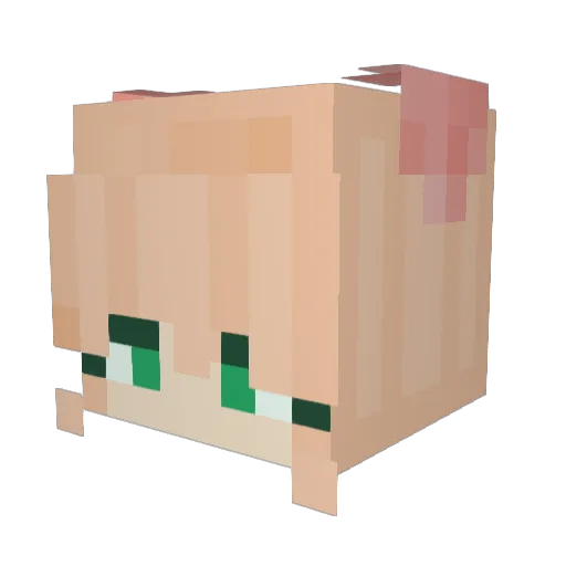 LilLadyRozen Minecraft avatar head, 3D render