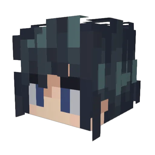 LilLarynx Minecraft avatar head, 3D render