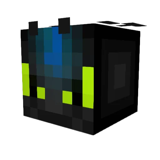 LilLion24 Minecraft avatar head, 3D render