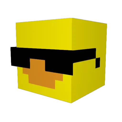 LilMatty_ Minecraft avatar head, 3D render
