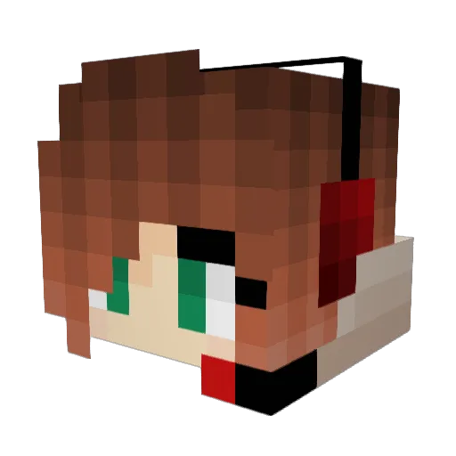 LilMonix4 Minecraft avatar head, 3D render