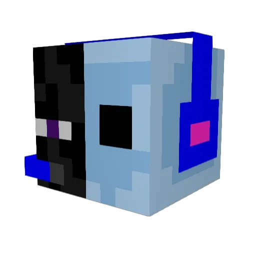 LilMudBud Minecraft avatar head, 3D render