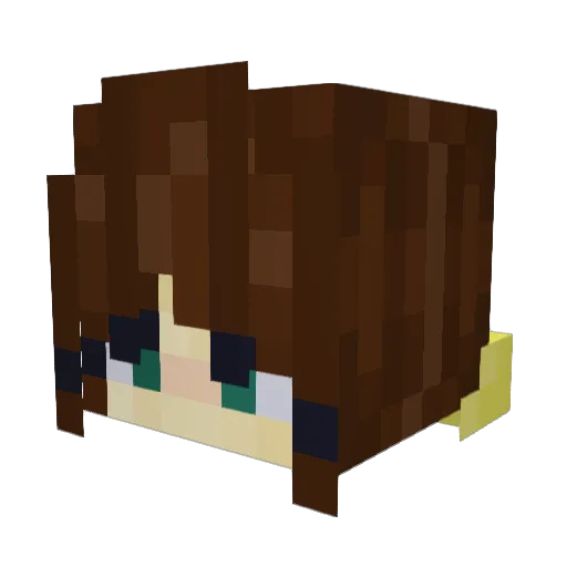 LilMurrySparklz Minecraft avatar head, 3D render
