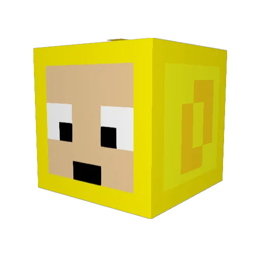 LilNawaf Minecraft avatar head, 3D render