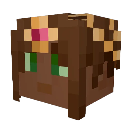 LilNimi Minecraft avatar head, 3D render