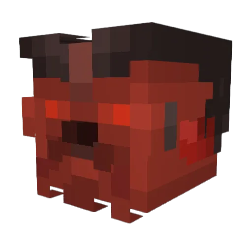 LilNugg66 Minecraft avatar head, 3D render