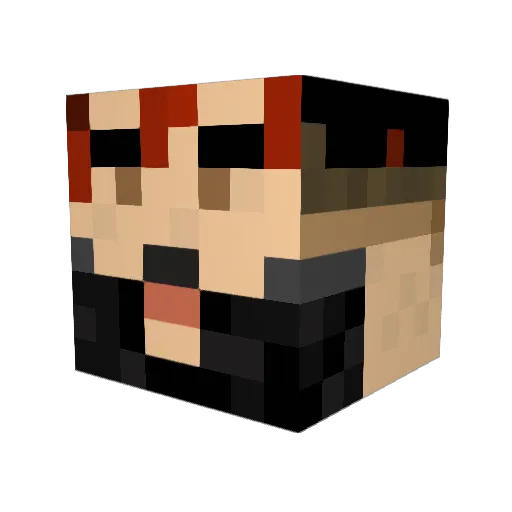 LilNuti Minecraft avatar head, 3D render