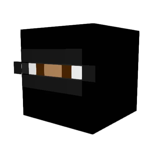 LilOagee Minecraft avatar head, 3D render