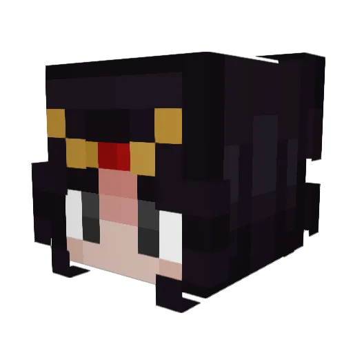 LilOwl20 Minecraft avatar head, 3D render