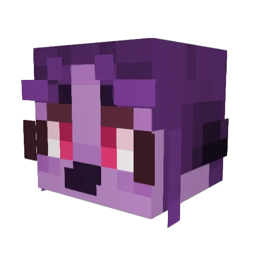 LilPegase Minecraft avatar head, 3D render