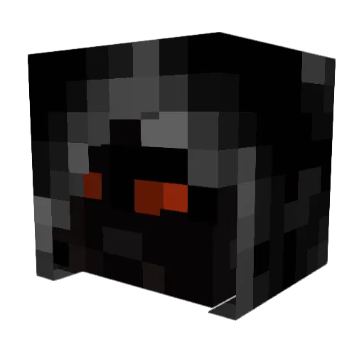 LilPoro Minecraft avatar head, 3D render