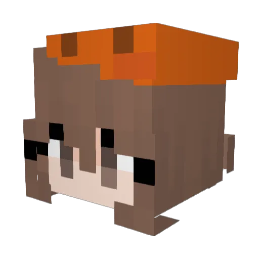 LilPrincessEllie Minecraft avatar head, 3D render