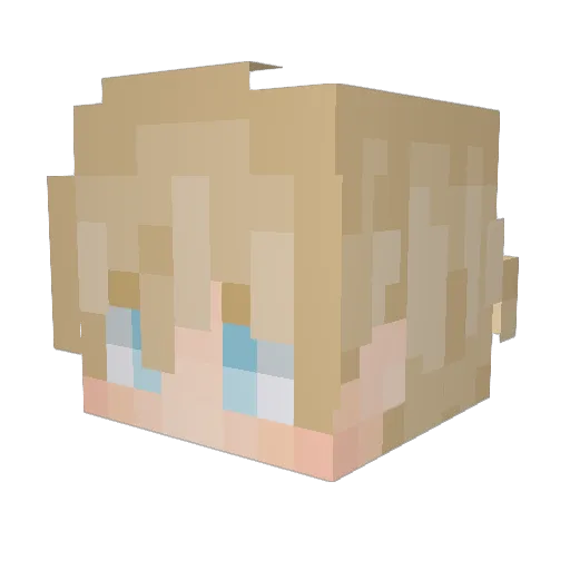LilPumpanikal Minecraft avatar head, 3D render