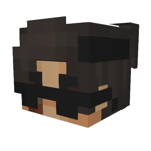 LilQueen123 Minecraft avatar head, 3D render