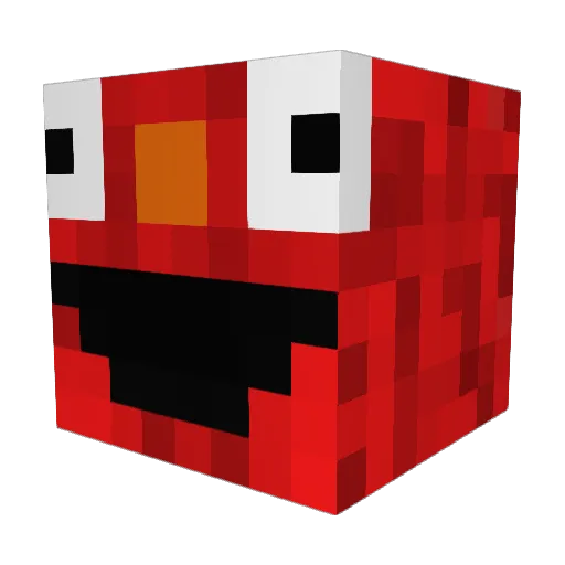 LilReaper Minecraft avatar head, 3D render